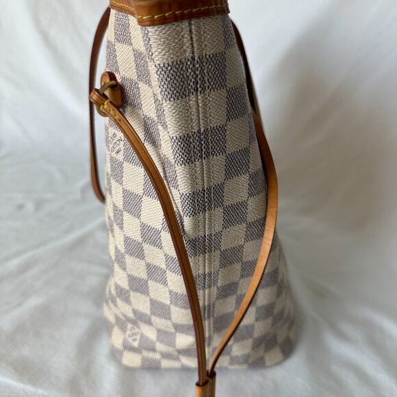 Louis Vuitton Neverfull NM MM Damier Azur - Guaranteed Authentic - Picture 8 of 15